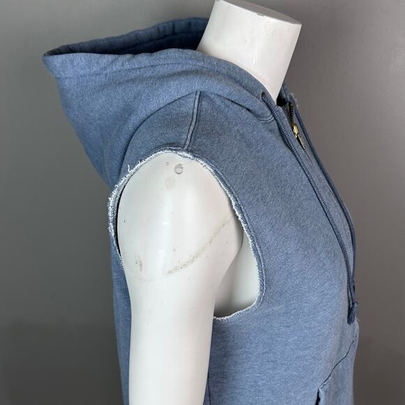 Penguin Hoodie Sweat Jacket‎ Vest Men's Small sporty athleisure street Varsity - Picture 7 of 9